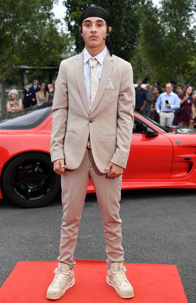 Thomas Miller-Accorsini at Nambour State College School Formal. Picture: Patrick Woods.