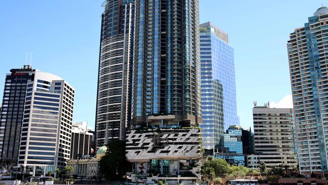 The recently completed 443 Queen Street in the Brisbane CBD.