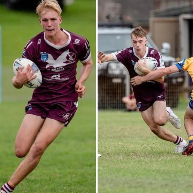 James Kunkler (left) and Cooper Barnes (right) of the Albion Park-Oak Flats Eagles U18s. Picture: Supplied