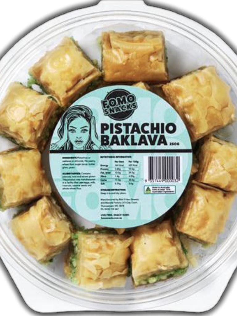 The baklava snack pack features in IGA stores. Picture: Supplied