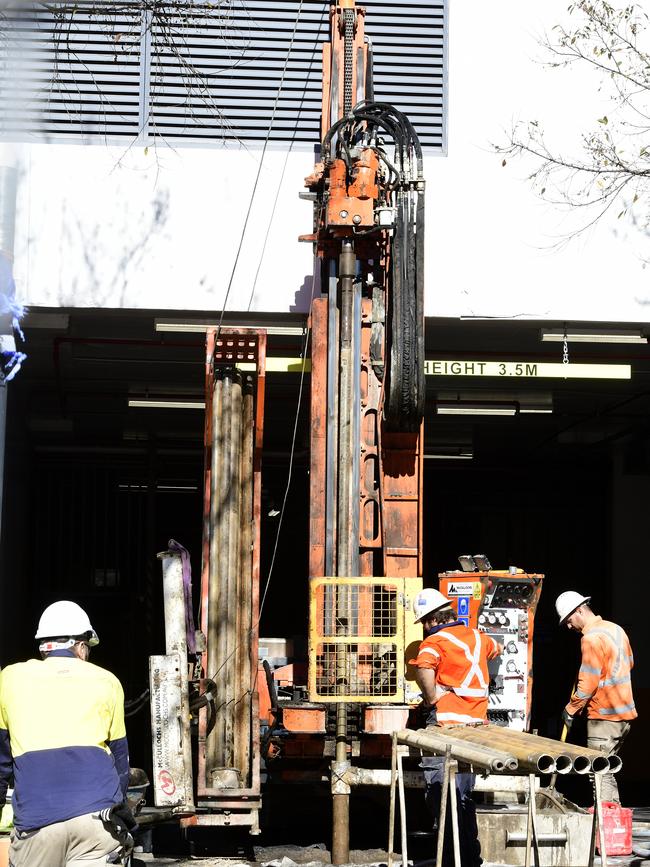 Residents of Mascot Towers have not been able to return to the building after they were evacuated in June. Engineers were concerned about continued cracking in the building’s primary support structure and facade masonry. Picture: Bianca De Marchi