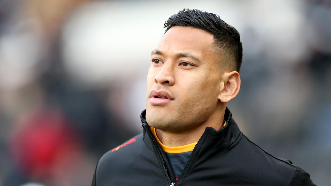 Israel Folau is being hunted by the Red V.