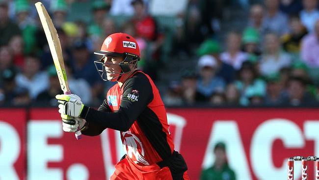 At just 18, Mackenzie Harvey is already making a big impression at the top of the order for the Melbourne Renegades. Picture: AAP