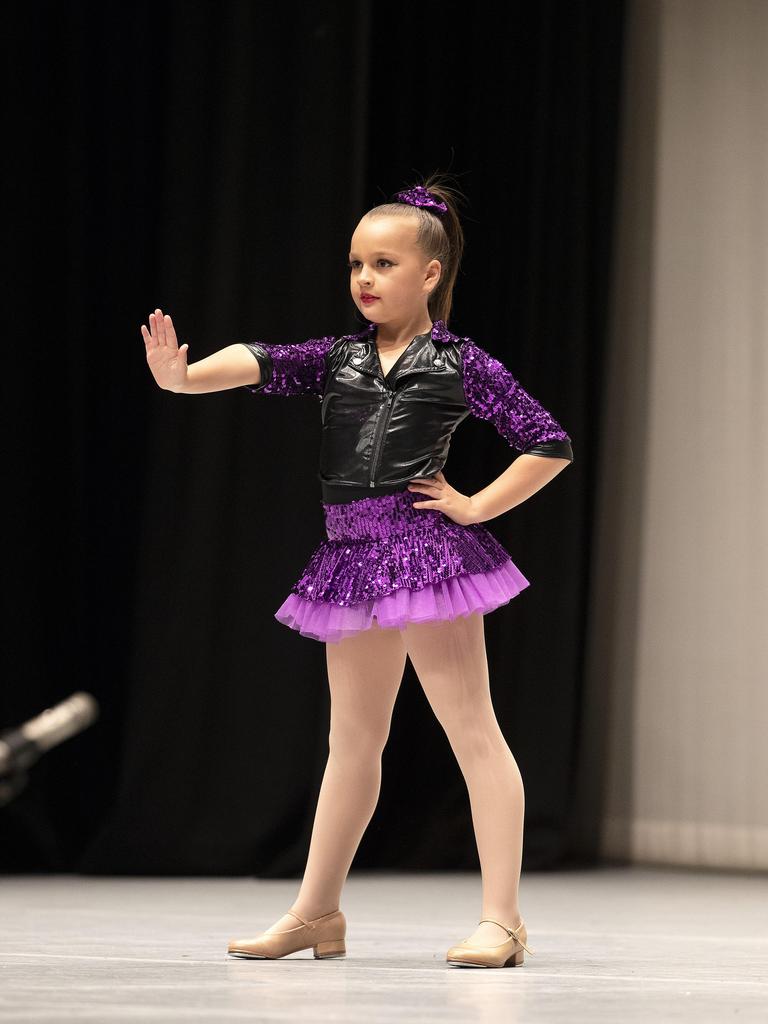 7 Years Tap Solo. Chloe Bellette during the Southern Tasmanian Dancing Eisteddfod, Wrest Point. Picture: Chris Kidd