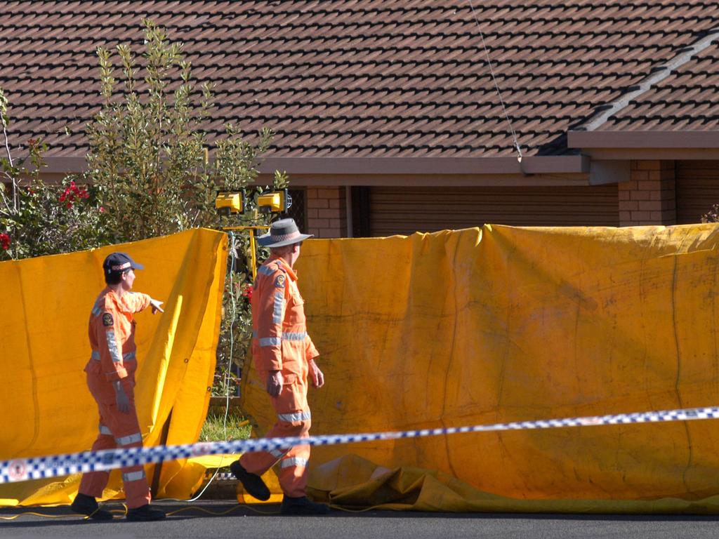 The crime scene in 2005. Picture: David Martinelli