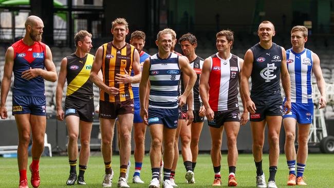 The skippers have their say on the season ahead. Picture: Michael Klein