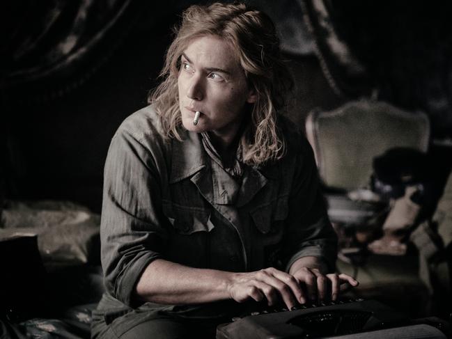 Kate Winslet as World War II photojournalist Lee Miller in Lee. Picture: Kimberley French