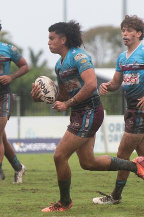 AJ Bollinger Mackay Cutters vs Townsville Blackhawks Cyril Connell Saturday 22 February 2025 Picture:Michaela Harlow