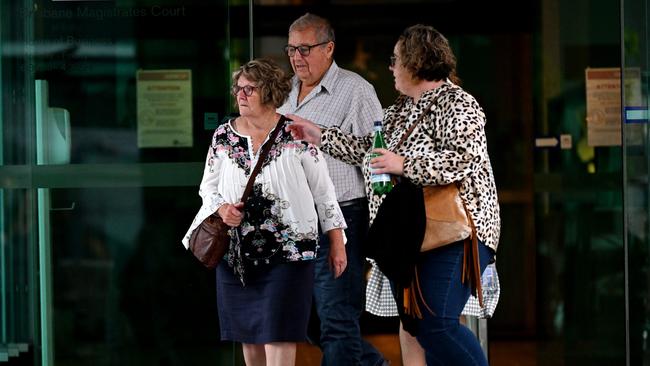 Billy-Joh Watts’ parents, Donna and Keith Watts, and sister Danette Watts (right) have attended every day of the inquest. Picture: NCA NewsWire / Dan Peled