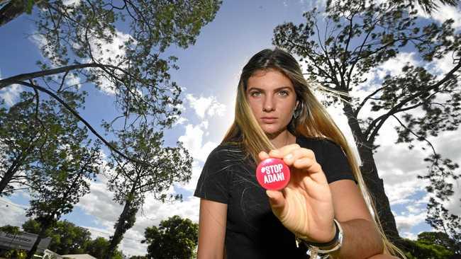 Gympie climate change protestor Shellie Joseph. Picture: Troy Jegers