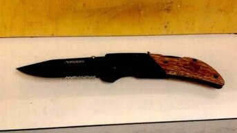 Ariana Grande knife Picture: Los Angeles County Courts