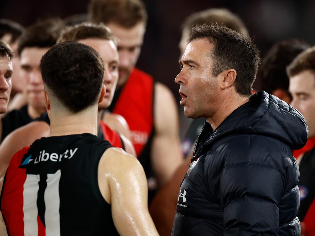 It’s going to be a big summer for Brad Scott and the Bombers. Picture: Michael Willson/AFL Photos