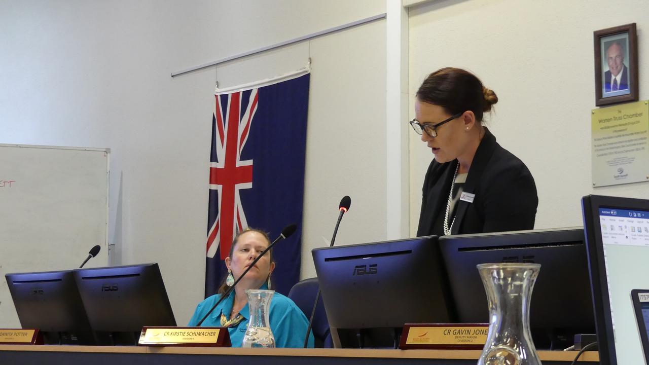 Councillor Kirstie Schumacher credits Tumuruu Solar for “walking the talk” as she voted in favour of the new solar farm project. Â Photo/Holly Cormack.