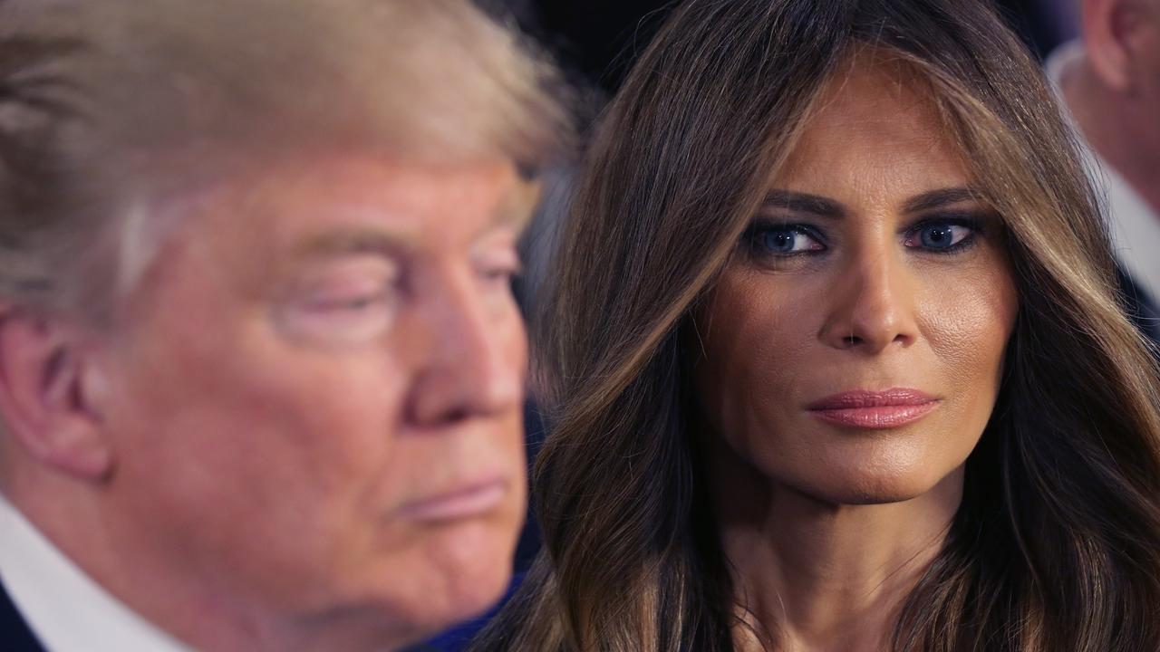 Donald Trump’s relationship with his wife is understood to have become strained. Picture: Chip Somodevilla/Getty Images