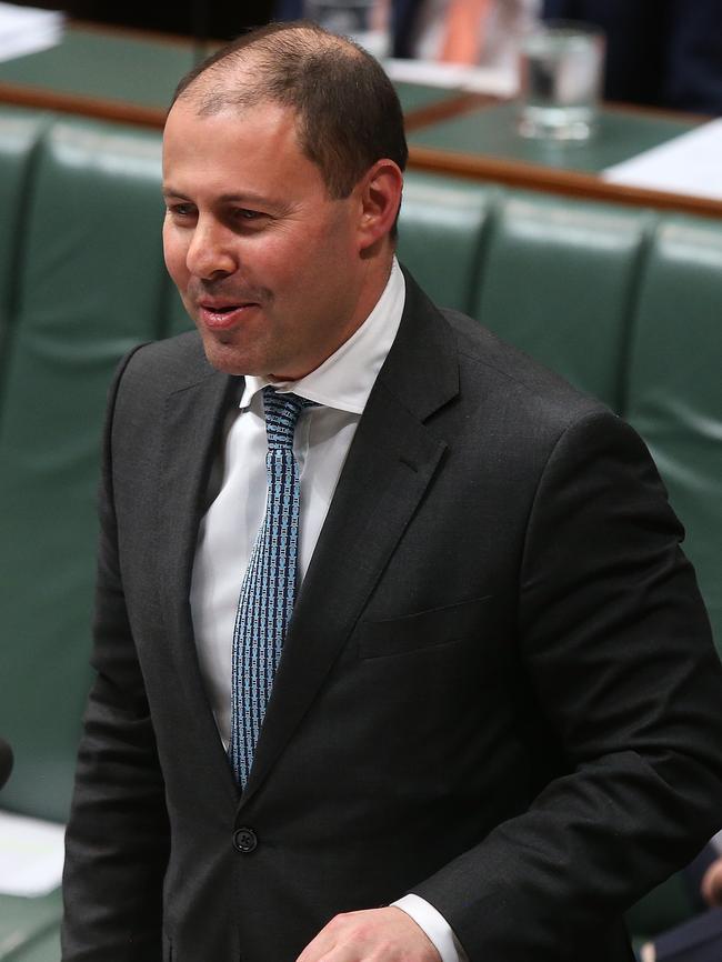 Josh Frydenberg has questioned who is benefiting from Abbott’s constant attacks. Picture Kym Smith