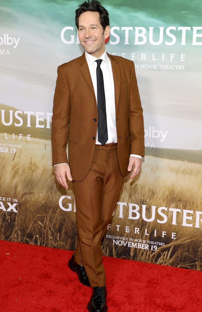 Rudd at the premiere of Ghostbusters: Afterlife in New York. Picture: Getty Images.
