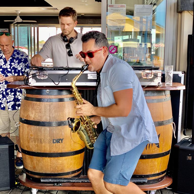 Sharif Darmansjah at Fisherman's Wharf at Main Beach. Picture Jenny Masters