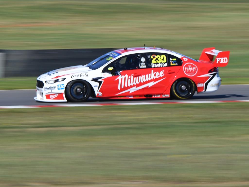 Will Davison from 23 Red Racing seen during a practice session of the 2018 Virgin Australia Supercars Championship round at the OTR SuperSprint at The Bend Motorsport Park. AAP Image/David Mariuz