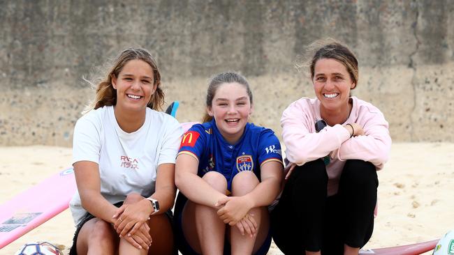 Elle Clayton-Brown, Zara Ansell and Philippa Anderson late last year ahead of the Girls Day out event in Newcastle