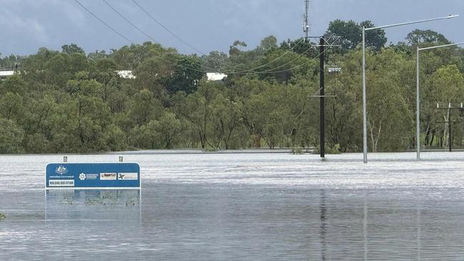 Borroloola was hit with record breaking flooding following Cyclone Megan on March 18, 2024. Picture: Roper River Council