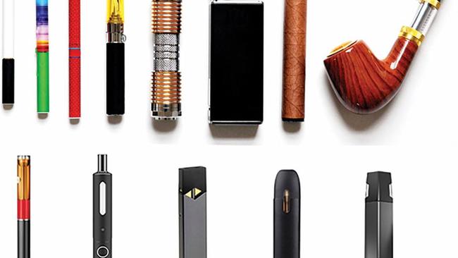 Some of the vaping devices that look like pens.