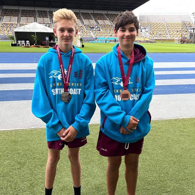 St Michael's College; Harry Osborne and Jesse Flynn. Picture: Supplied