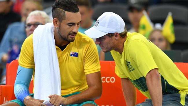 TA insist there is no animosity between Nick Kyrgios and Lleyton Hewitt.