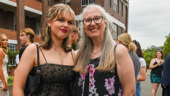 St John's College Woodlawn Year 12 Formal: Felicity and Christine Hajjar. Picture: Cath Piltz