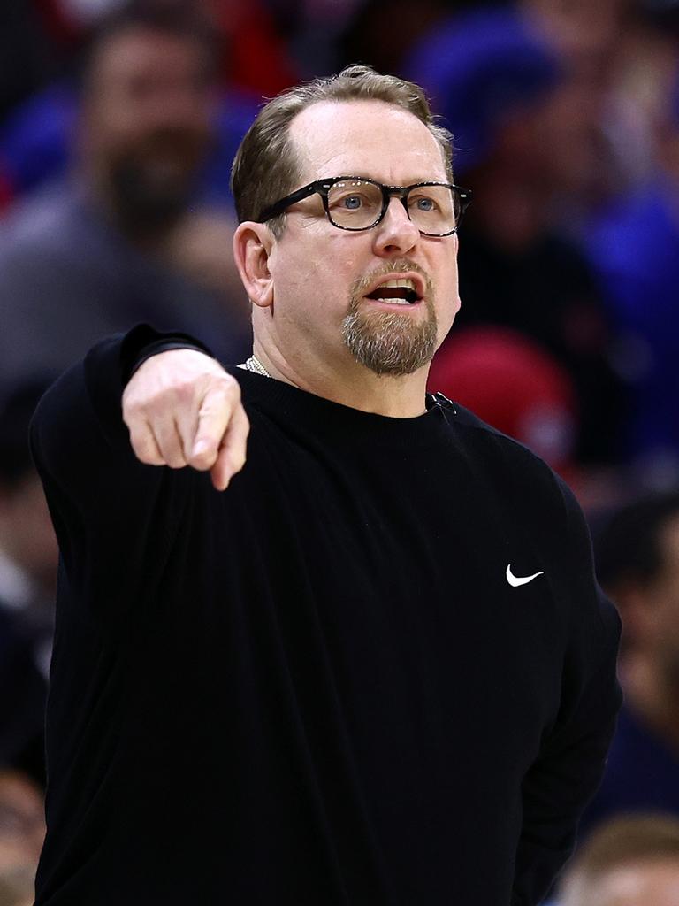 76ers coach Nick Nurse is one of the sharpest tactical minds in basketball. (Photo by Tim Nwachukwu/Getty Images)