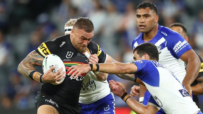 Penrith’s James Fisher-Harris is arguably the NRL’s best prop. Picture: Mark Metcalfe/Getty Images