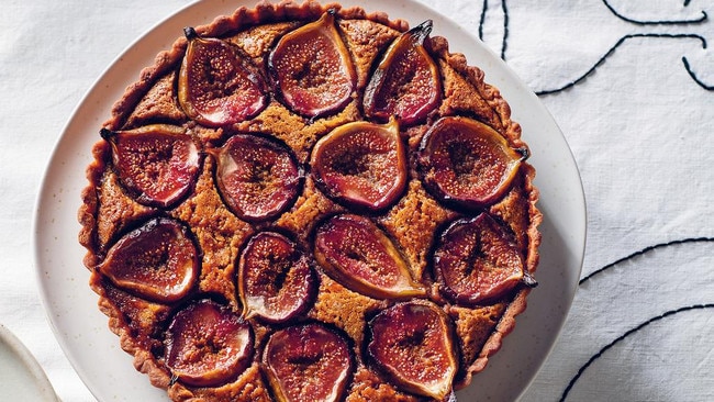 Fig and Hazelnut Frangipane Tart. Picture: Alan Benson