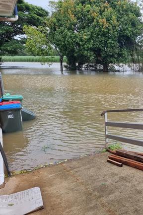 The Euramo Hotel is right between the Tully and Murray rivers, and is renowned for flooding. Locals take a boat directly from home to the hotel for a beer when the water rises. Picture: Supplied