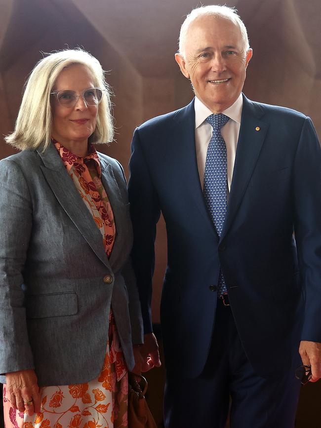 Malcolm and Lucy Turnbull can expect an invite to this year’s Gold Dinner. Picture: Getty Images