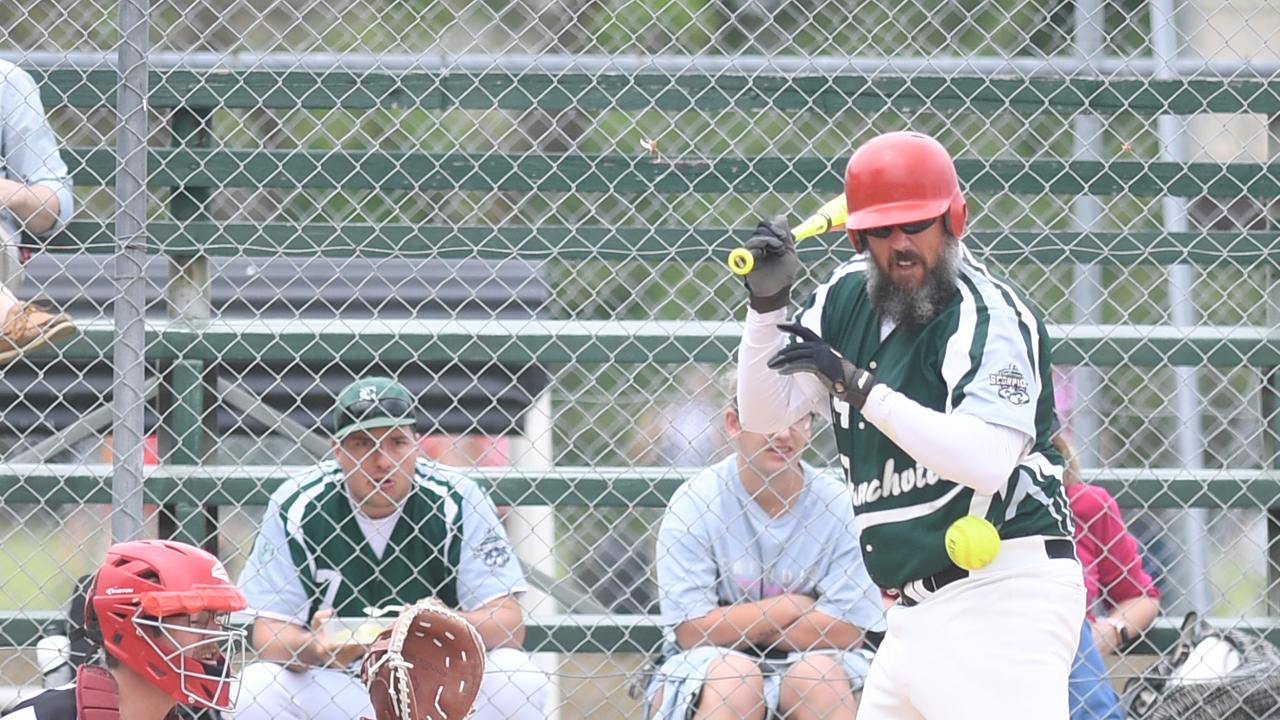 SOFTBALL Open Men's grand final: Frenchville Bushrangers's Dean Paklempa