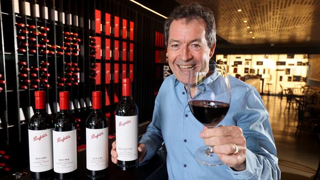 Penfolds chief winemaker Peter Gago with the Quantum from the brand’s California Collection.