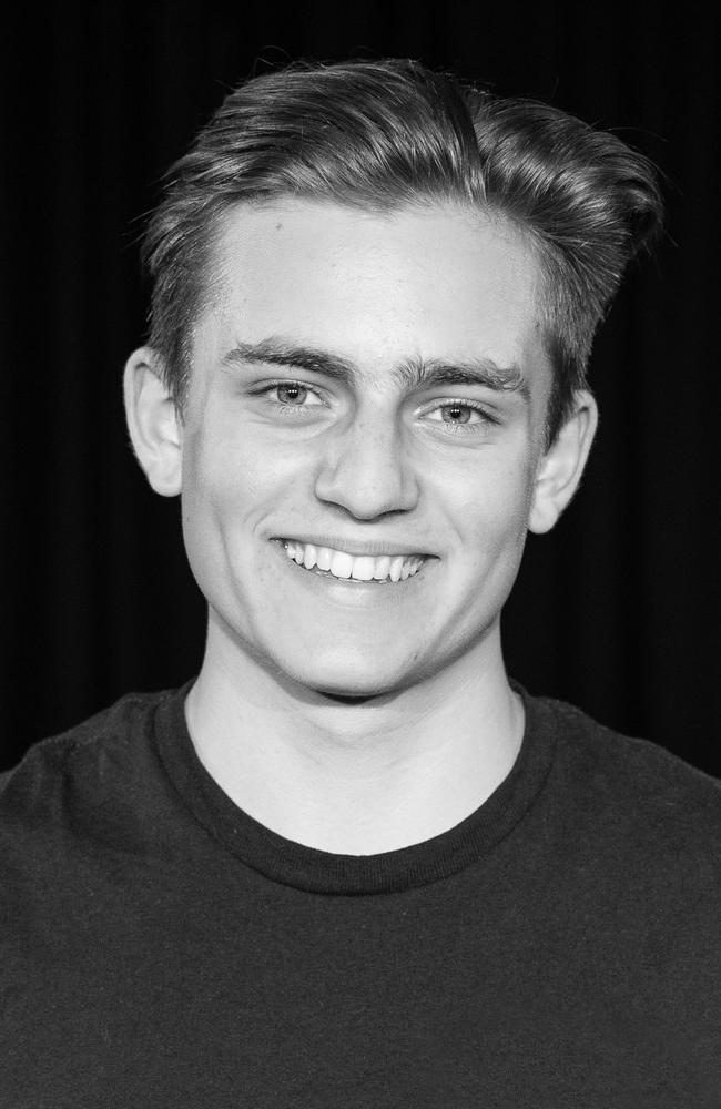 Oliver Vincent from Queensland Academies Creative Industries The Addams Family musical cast.