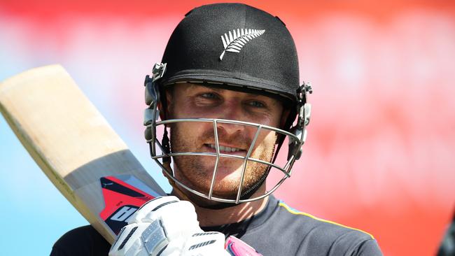 McCullum during New Zealand training at Eden Park 2 ahead of their trans-Tasman showdown with Australia pic. Phil Hillyard