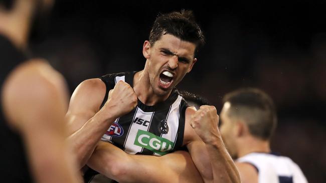 Scott Pendlebury is central to one of these stats. Picture: Getty