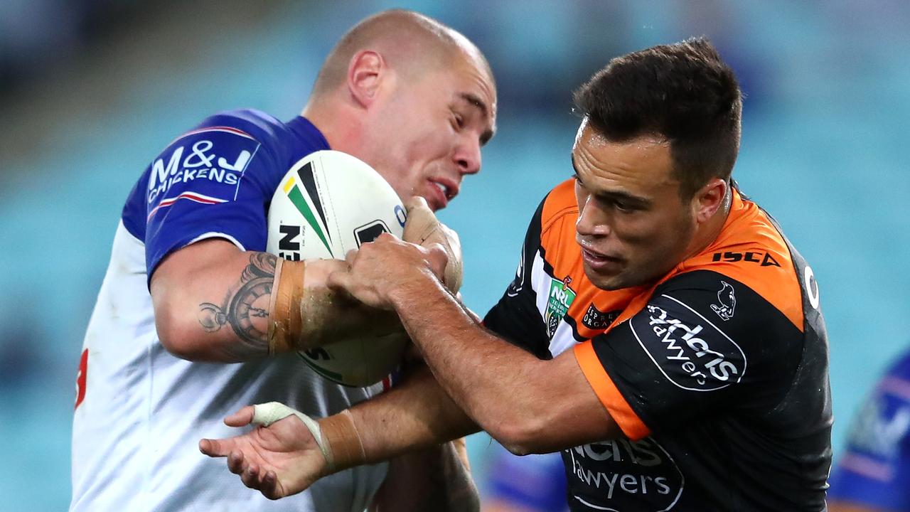 Bulldogs’ enforcer David Klemmer returns from suspension against Manly.