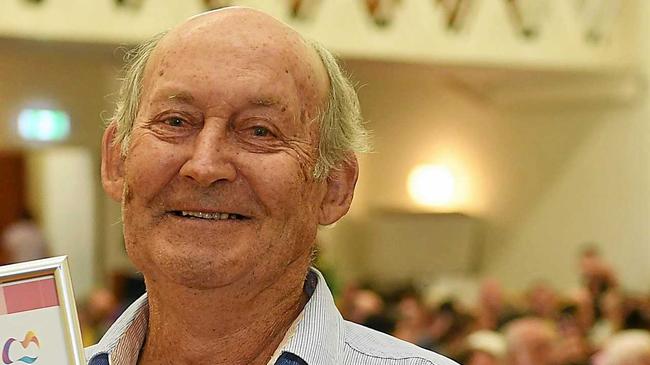 Gympie Australia Day Awards, Citizen of the Year Tony Stewart. Picture: Renee Albrecht