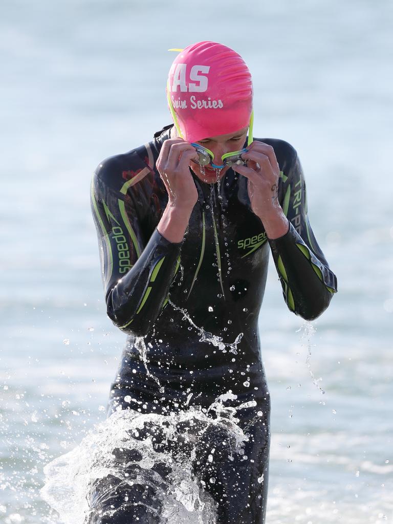 Australia Day Ocean Swim at Kingston Beach. Picture: Nikki Davis-Jones