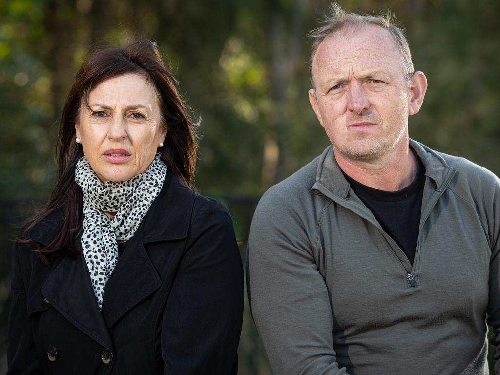 Leanne Shanahan and Mr Wakes-Miller both lost their sons in car crashes. Picture: Julian Andrews