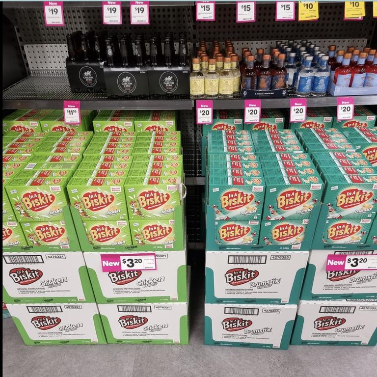 The snacks were also spotted in Woolies by another shopper. Picture: Facebook/Old Shops Australia