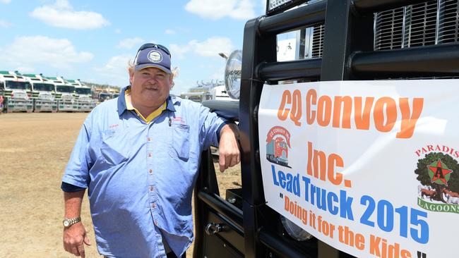 Convoy organiser Steve Latimer at the CQ Convoy family fun day held at Paradise Lagoons. Photo: Chris Ison / The Morning Bulletin