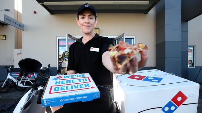 Dominos Pizza shares have surged to record highs after its latest results. Picture: Adam Head.