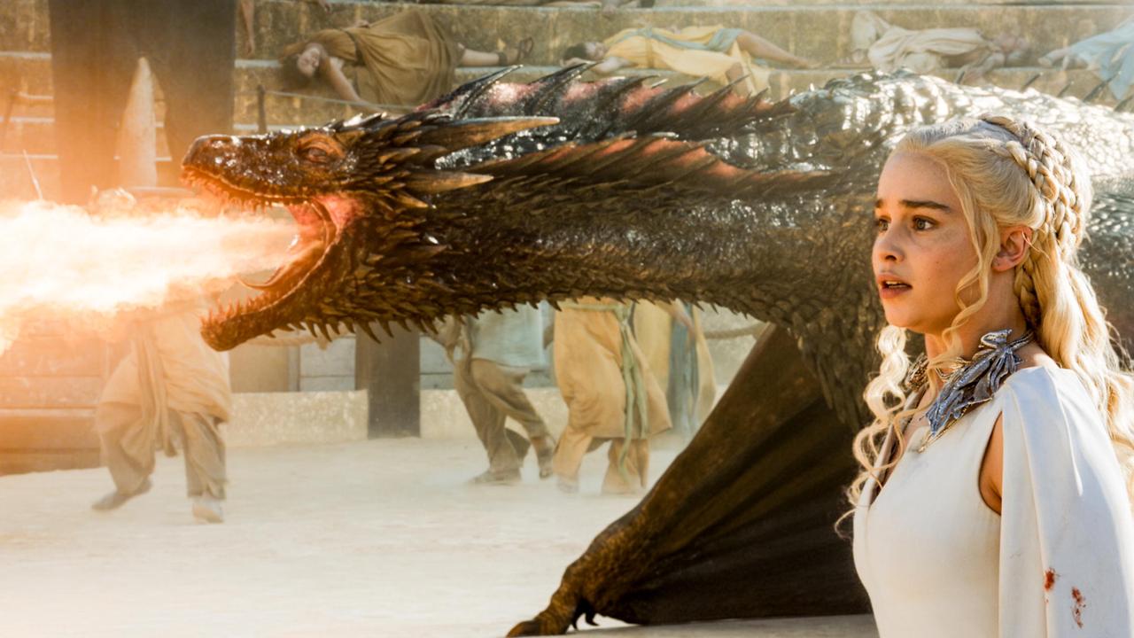 Game of Thrones, Daenerys and her dragon.