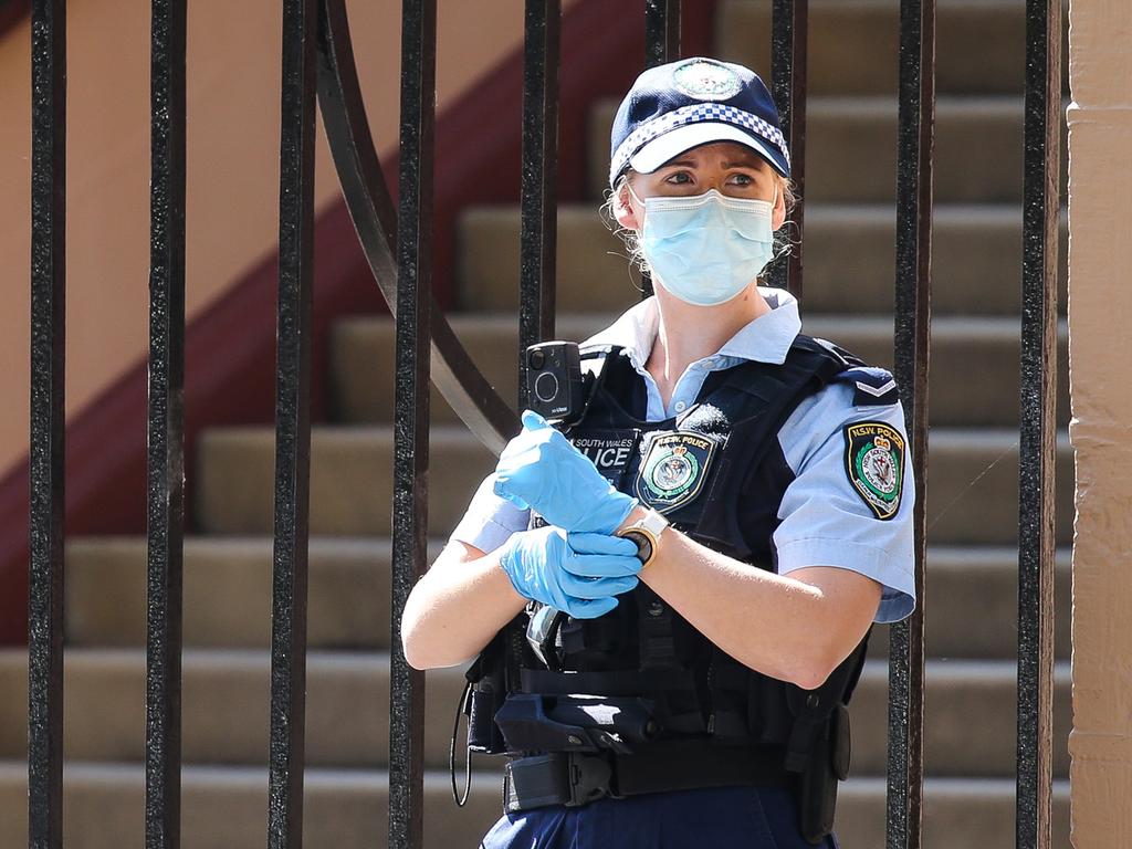 A construction site in Sydney’s east has been temporarily shut down and slapped with a $13,500 fine after breaching multiple Covid-19 public health orders. Picture: NCA NewsWire/ Gaye Gerard