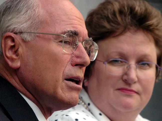 15/04/2004. PM John Howard and Senator Amanda Vanstone announce today that ATSIC is to be abolished. (PUBLISHED DHS 29/04/2004 PAGE 1)