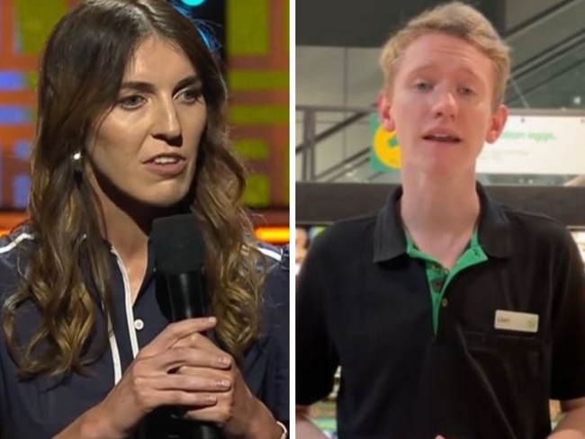 Woolies responds to comedian’s viral egg joke. Picture: TikTok/Woolies