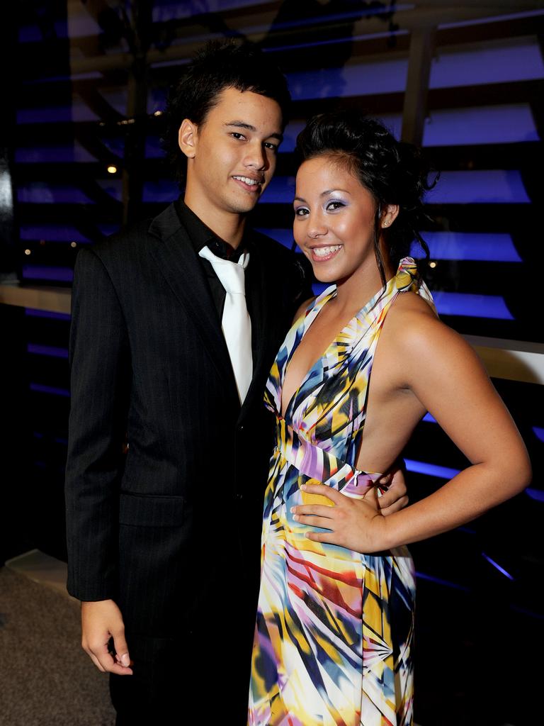 Liam Walker and Tamara Betts at the 2009 Casuarina Senior College formal. Picture: NT NEWS